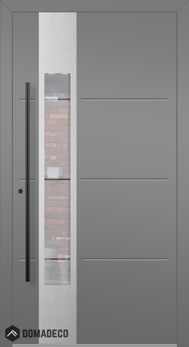 LIM W321- porte d'entrée moderne en aluminium