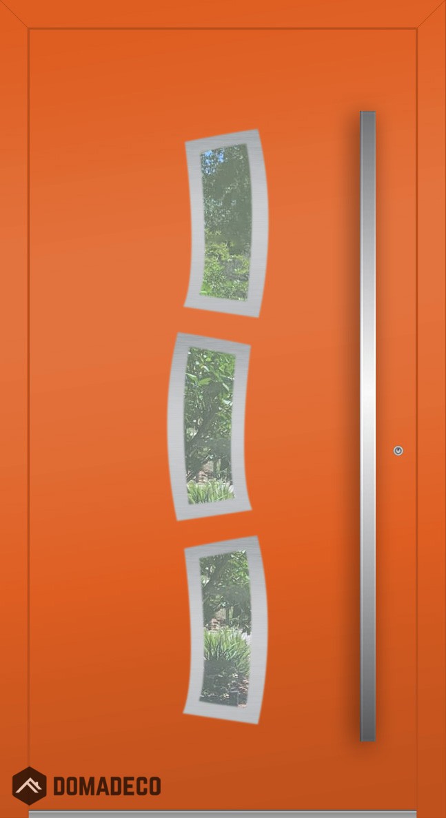 LIM W334 - porte d'entrée moderne en aluminium