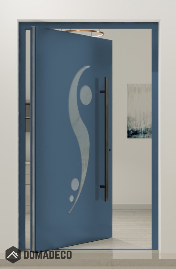 PIVOT 11E - porte pivotante extérieure en aluminium