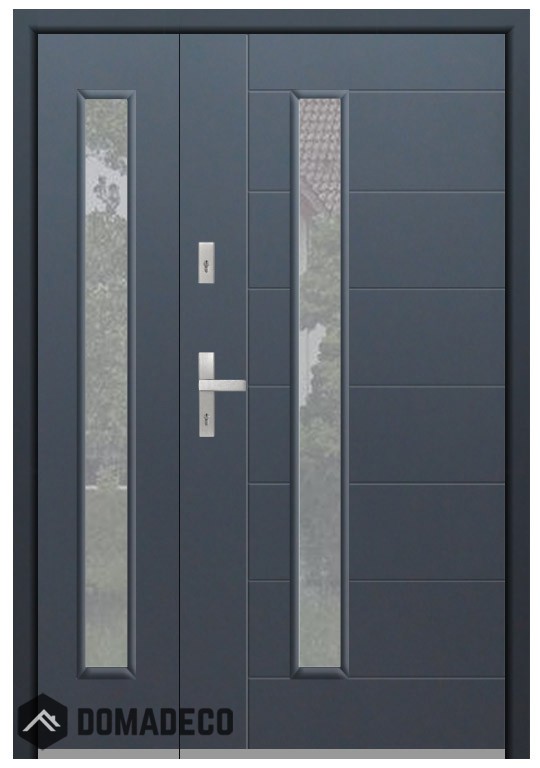 Fargo 42 DB - porte exterieur avec panneau latéral