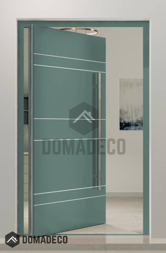 PIVOT AD18 - porte d'entrée pivotante en aluminium de haute qualité