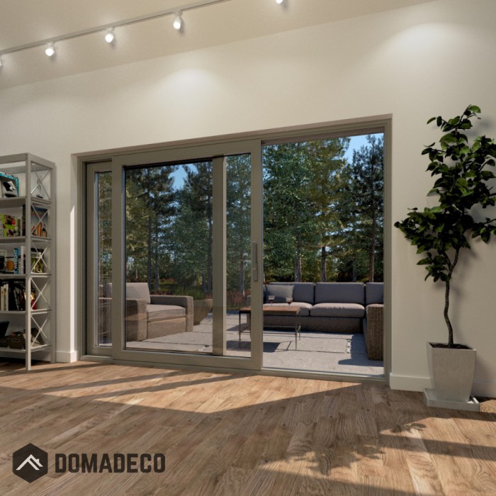 HS Porte de terrasse levante-coulissante Aliplast / porte de balcon