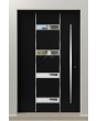LIM 09E - porte d'entrée moderne simple en aluminium