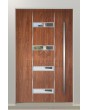LIM 09E - porte d'entrée moderne simple en aluminium