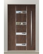 LIM 09E - porte d'entrée moderne simple en aluminium