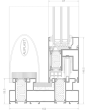 HS Porte de terrasse levante-coulissante Aliplast / porte de balcon