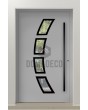 PIVOT 21A - Porte pivotante extérieure moderne en aluminium