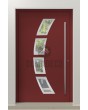 LIM 21A - porte d'entrée en aluminium avec verre