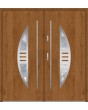 Fargo 24 double – double porte contemporaine pour entrée de maison