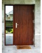 configuration personnalisée - Fargo porte d'entrée avec fixe latéral à gauche (vue de l'extérieur)