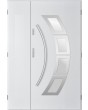 Sta Taurus Uno - porte d'entrée en acier avec panneau latéral ouvrant