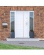 Fargo 41 - porte d entree large, Coloris: blanc