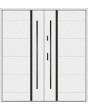 Fargo 41 double – double porte principale en acier inoxydable