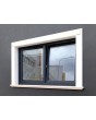 AL86-D2 - double fenêtre oscillo-battante en aluminium