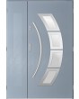 Sta Taurus Uno - porte d'entrée en acier avec panneau latéral ouvrant