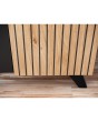 Lublana tv - Meuble TV avec porte vitrée