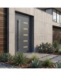 Porte d'entrée en aluminium anthracite