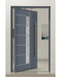PIVOT AP02 - porte d'entrée pivotante en aluminium avec vitrage