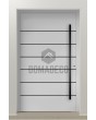 PIVOT AP04 - pivot en aluminium pour porte d'entrée, style minimaliste