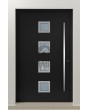 LIM AP08 - porte d'entrée vitrée en aluminium