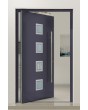 PIVOT AP08 - grande porte pivotante en aluminium avec vitrage