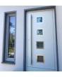 LIM AP08 - porte d'entrée vitrée en aluminium