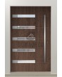 PIVOT AP18 - porte d'entrée pivotante contemporaine en aluminium