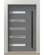 PIVOT AP18 - porte d'entrée pivotante contemporaine en aluminium