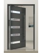 PIVOT AP18 - porte d'entrée pivotante contemporaine en aluminium