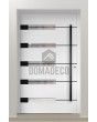 PIVOT AP18A - porte à pivot simple en aluminium