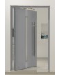 PIVOT AP11 - porte d'entrée pivotante en aluminium sur mesure
