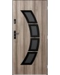 Sta Taurus noir - porte entree contemporaine