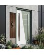 Porte d'entrée en acier inoxydable « Green Security » pour maison individuelle