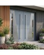 Sta Balmat Double - porte d'entrée double en acier inoxydable sécurisée pour maison résidentielle
