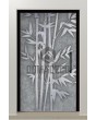 PIVOT Bamboo - porte pivotante avec texture Bamboo en métal fraisé
