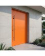 porte d'entrée en aluminium massif orange