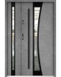 Sta Gemini Duo Noir - porte exterieur avec panneau latéral