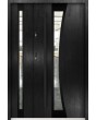 Sta Gemini Duo Noir - porte exterieur avec panneau latéral