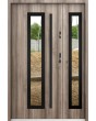 Sta Hevelius Duo Noir - porte exterieur avec panneau latéral