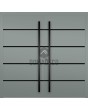 LIM C13 double - porte d'entrée double en aluminium massif