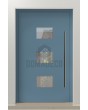 LIM C19 - porte d'entrée en aluminium moderne de luxe