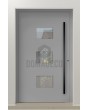 LIM C19 - porte d'entrée en aluminium moderne de luxe