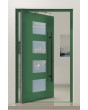 PIVOT C2 - porte pivotante en aluminium avec quatre vitres