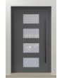 PIVOT C2 - porte pivotante en aluminium avec quatre vitres