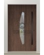 PIVOT C20 - porte pivotante en aluminium avec vitrage