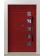 LIM C23 - porte d'entrée moderne sur mesure en aluminium avec vitrage