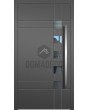 LIM C23 - porte d'entrée moderne sur mesure en aluminium avec vitrage