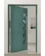 PIVOT C23 - porte d'entrée pivotante à cadre mince en aluminium avec cinq vitres