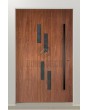 PIVOT C25 - porte d'entrée pivotante en aluminium avec quatre fenêtres