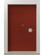 LIM C26 - porte d'entrée à charnières en aluminium fraisé